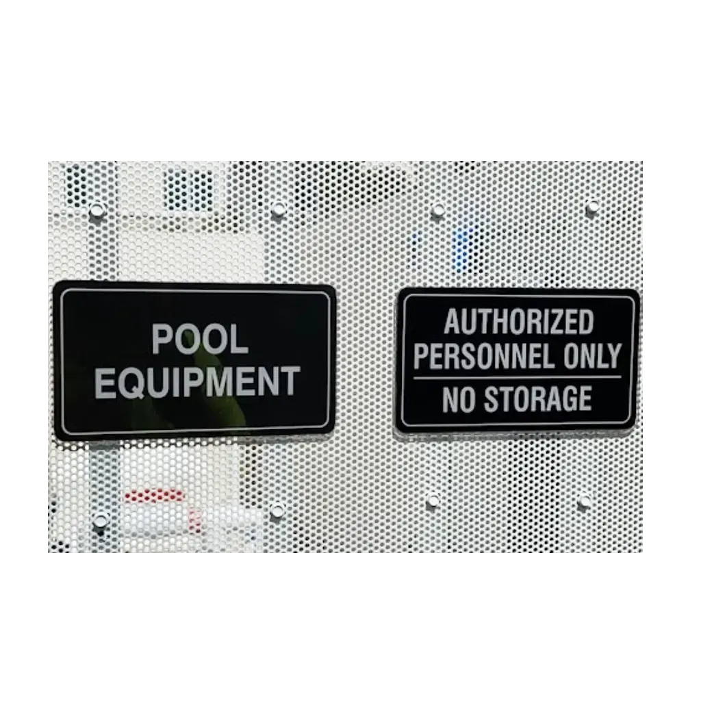 Pool Signage